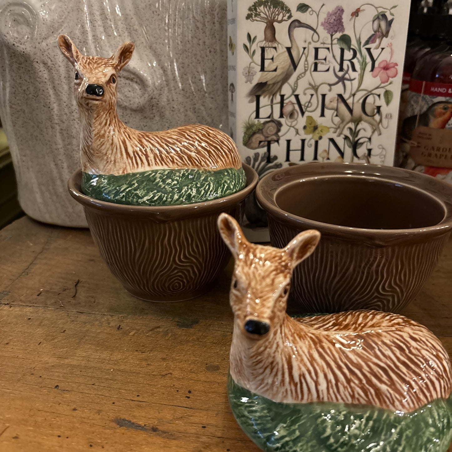 Deer Bowl with Lid