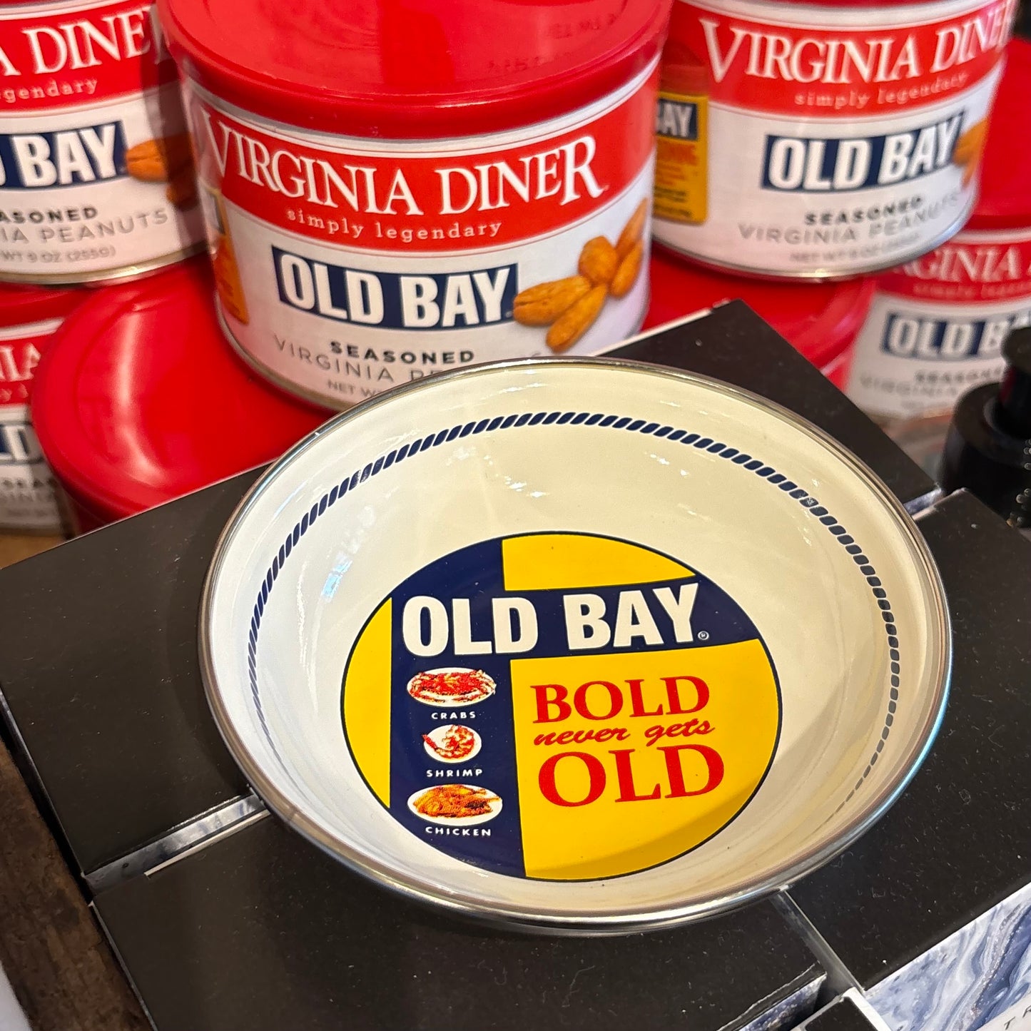 Old Bay Enamel Tasting Dish