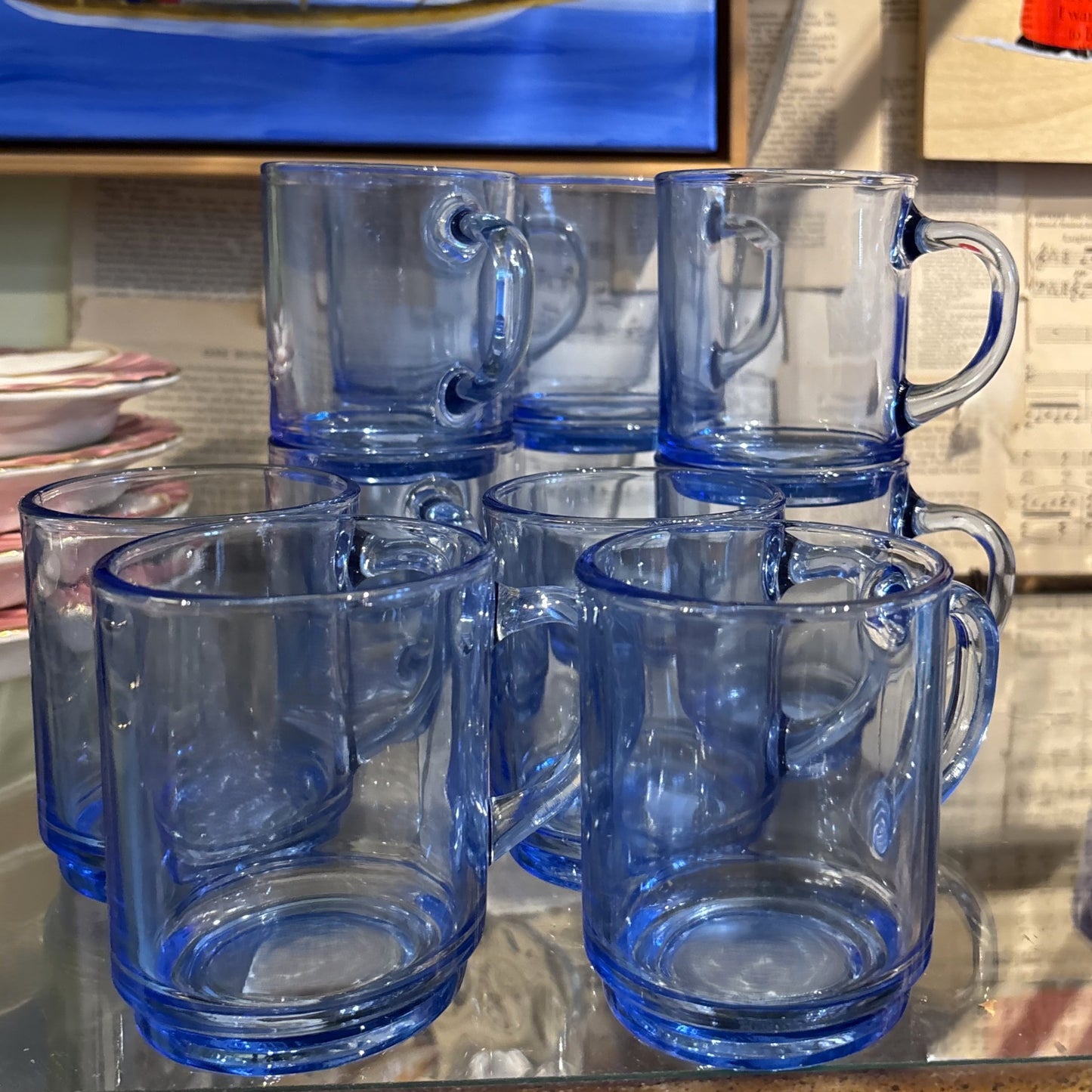 Marine French Glass Mug