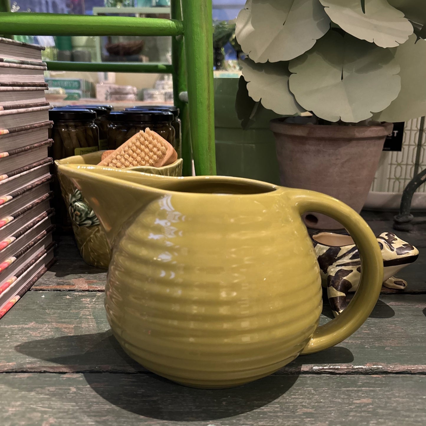 Olive Green Catalina Pitcher