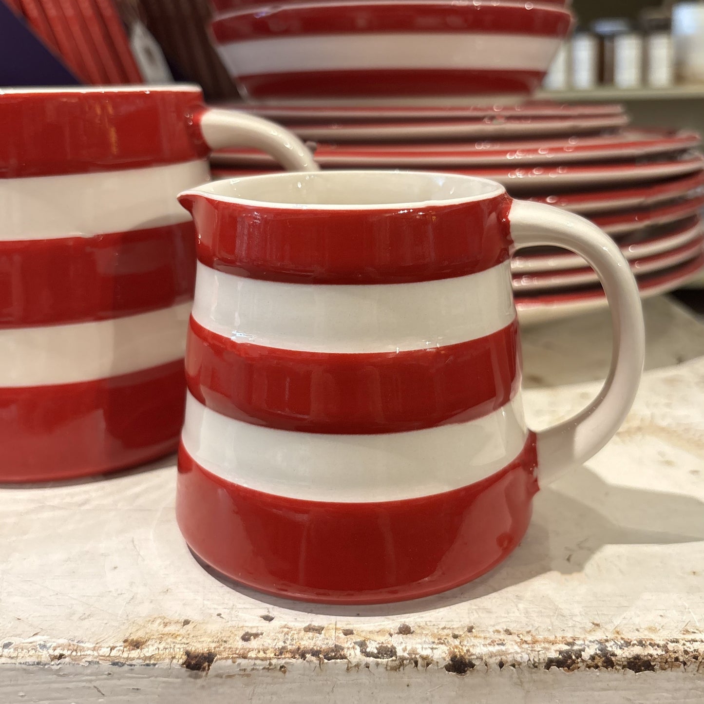 Cornishware Red 10 oz Jug