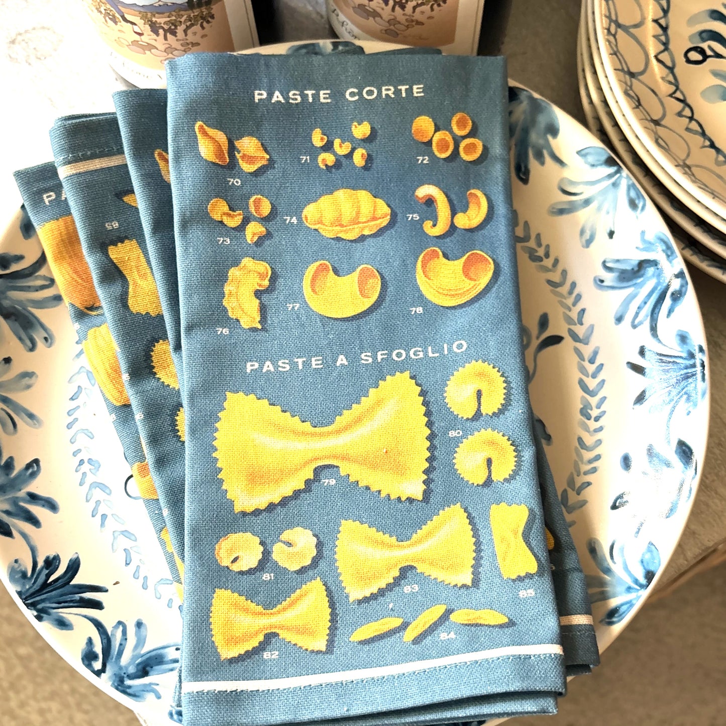 Vintage Pasta Napkin Set