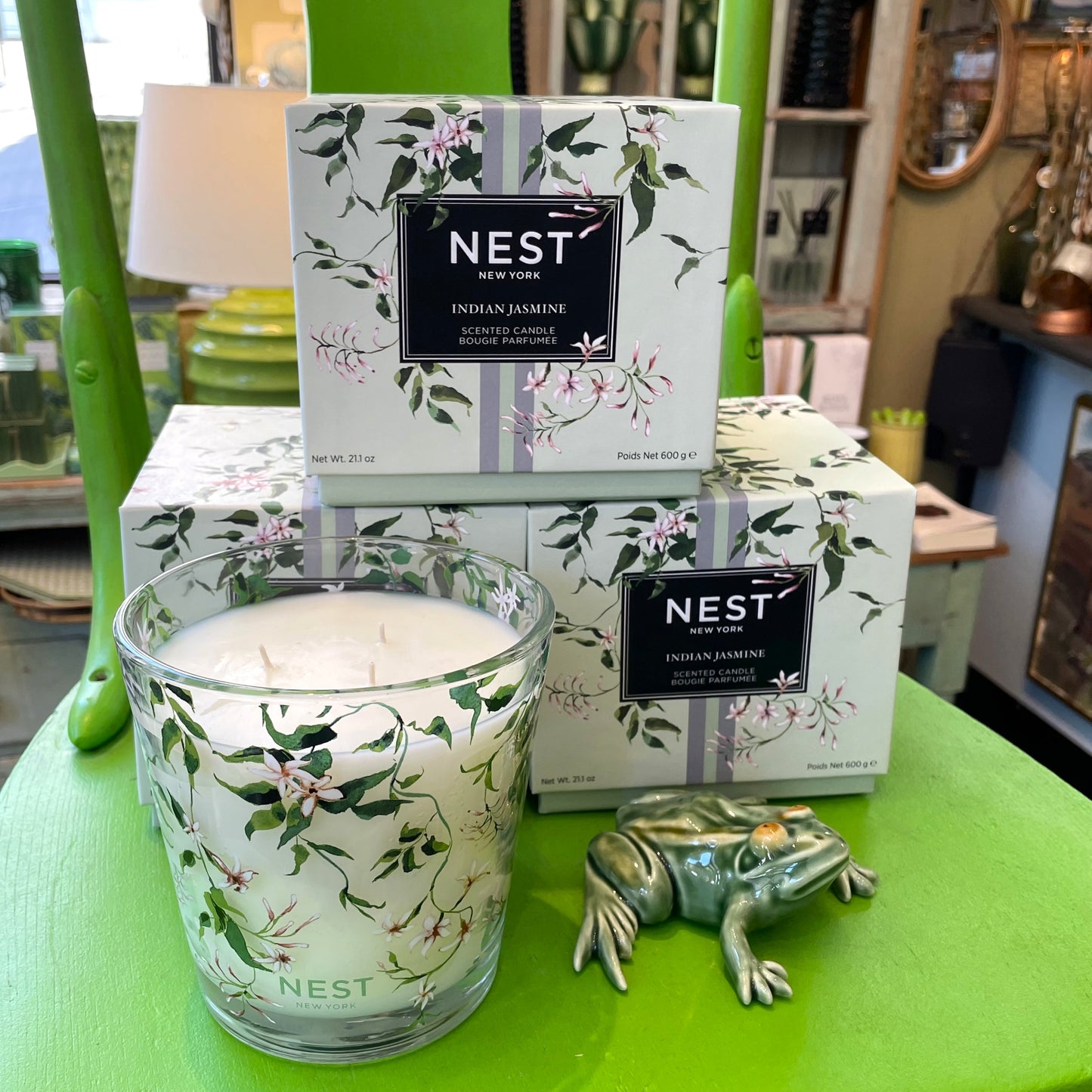 Indian Jasmine Three Wick Candle