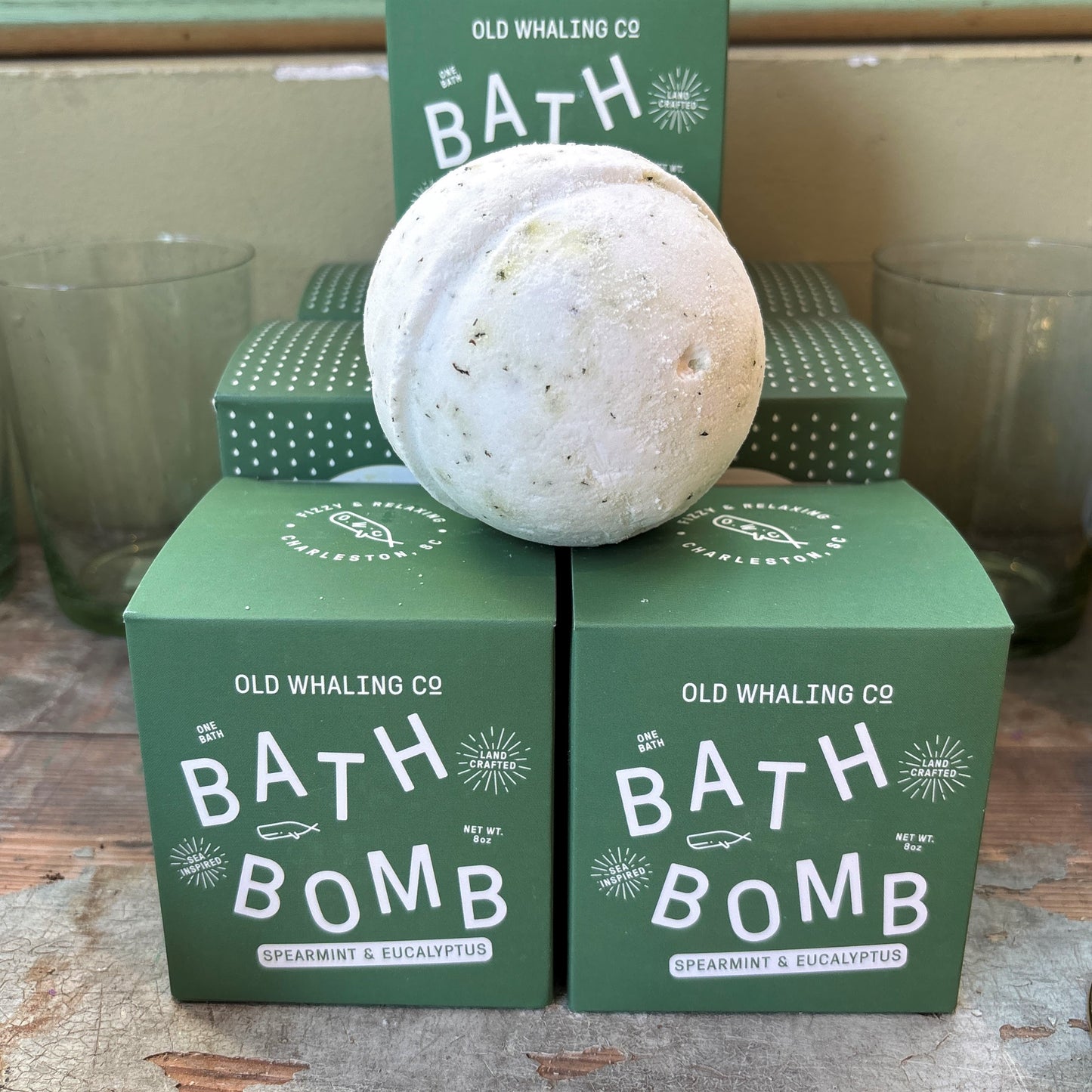 Spearmint & Eucalyptus Bath Bomb