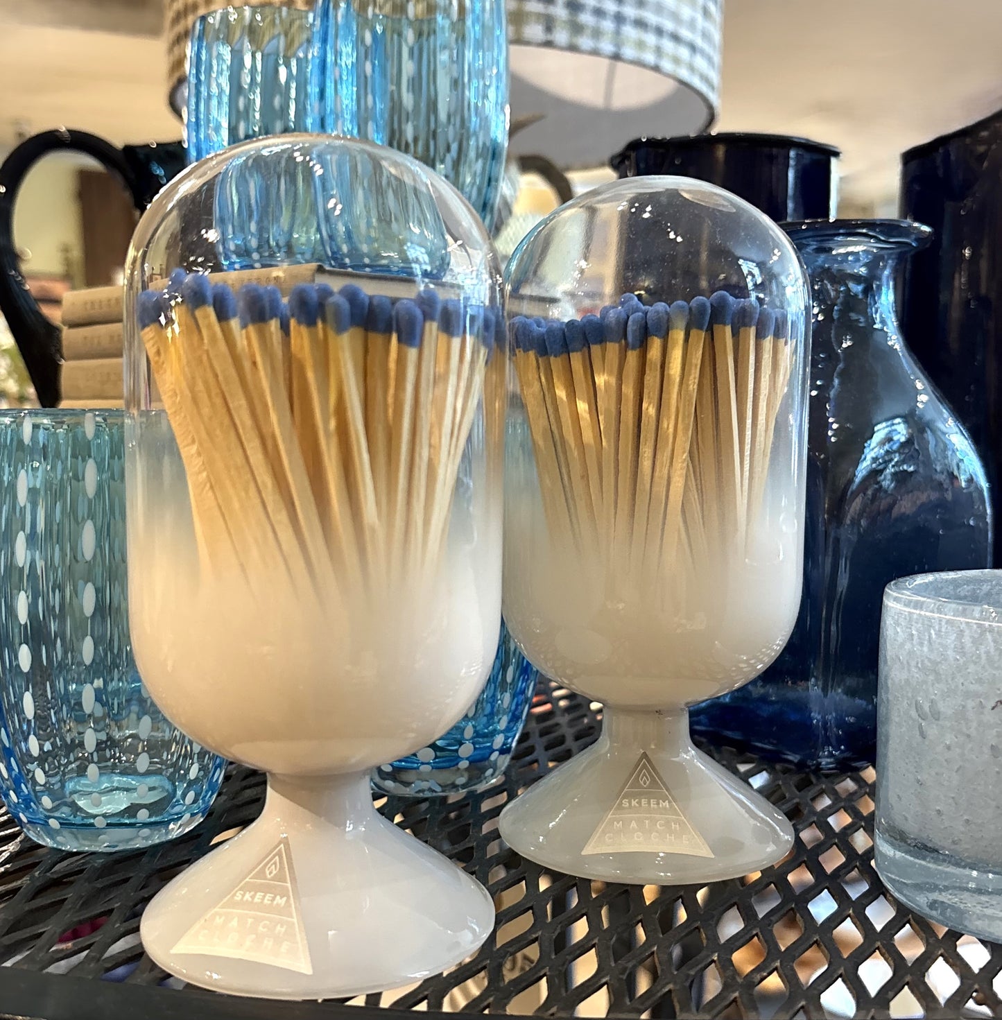 Blue Cloud Match Cloche