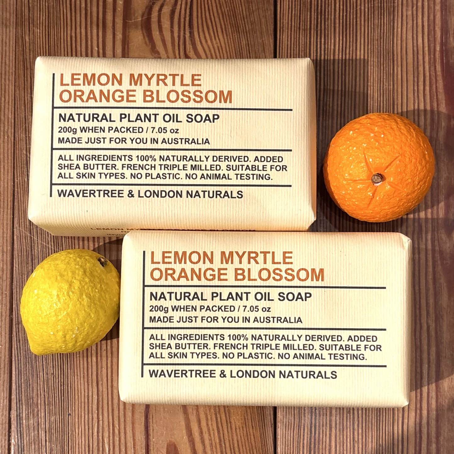 Lemon Myrtle & Orange Blossom Soap Bar