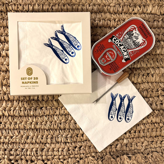 Sardines Cocktail Paper Napkin