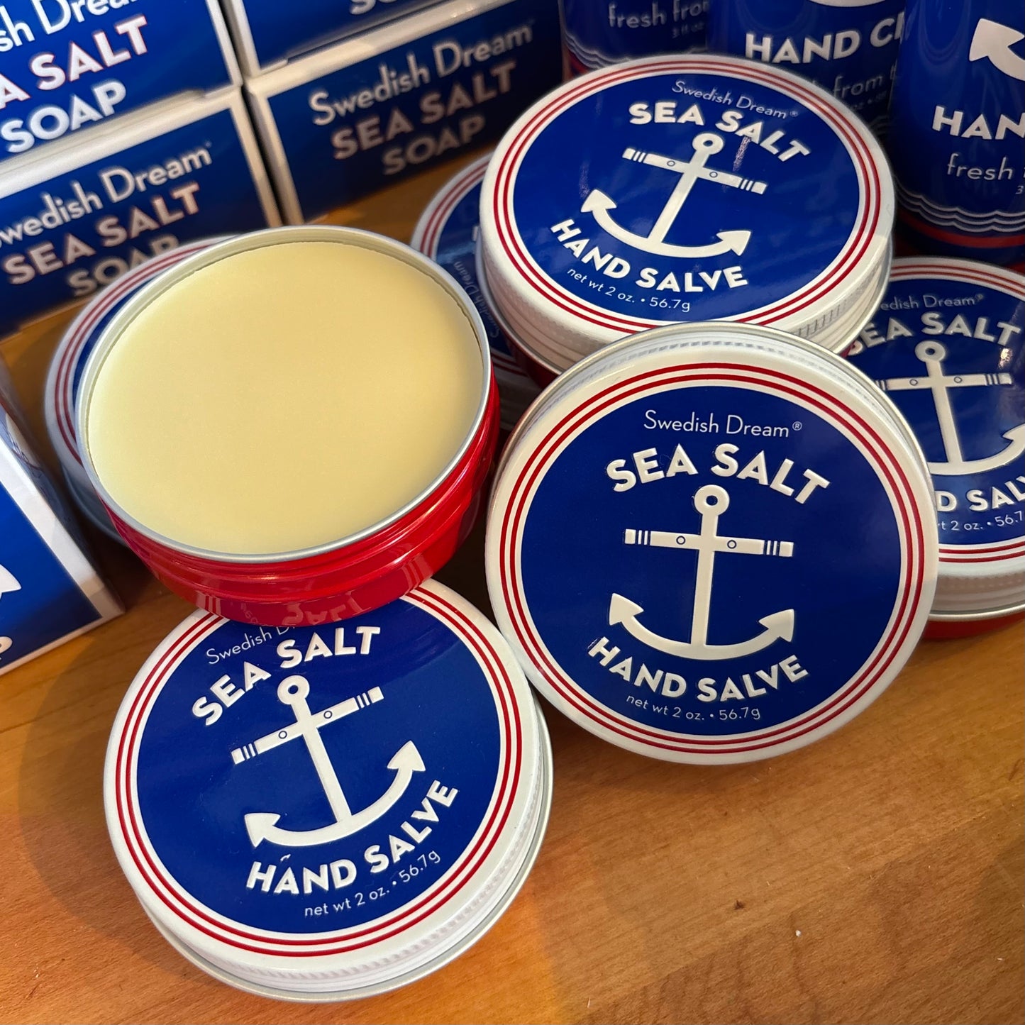 Sea Salt Hand Salve in Tin