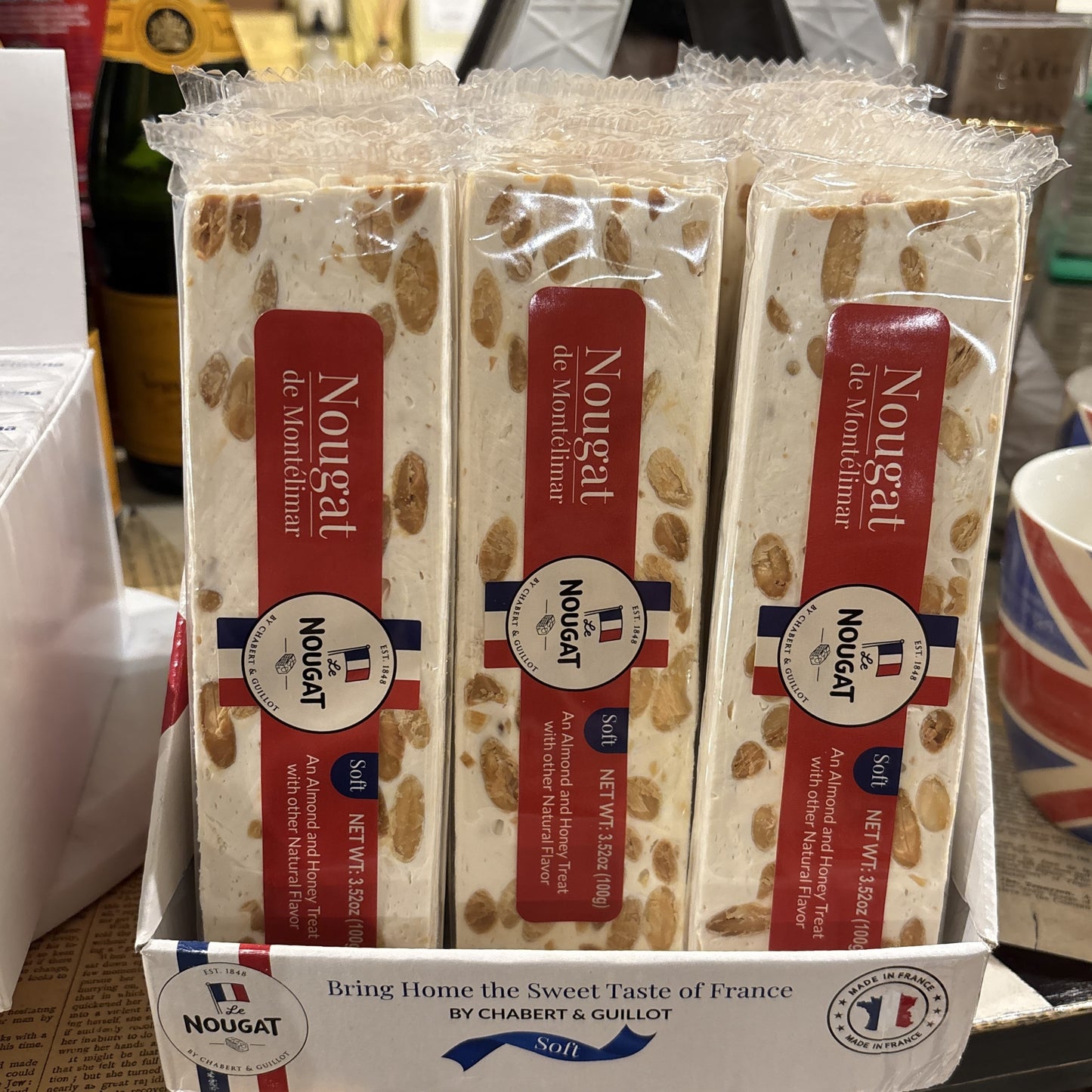 Soft Almond & Honey Nougat Bar