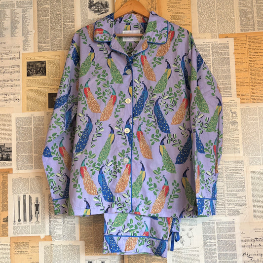 Posh Peacock Pajama Set, Large