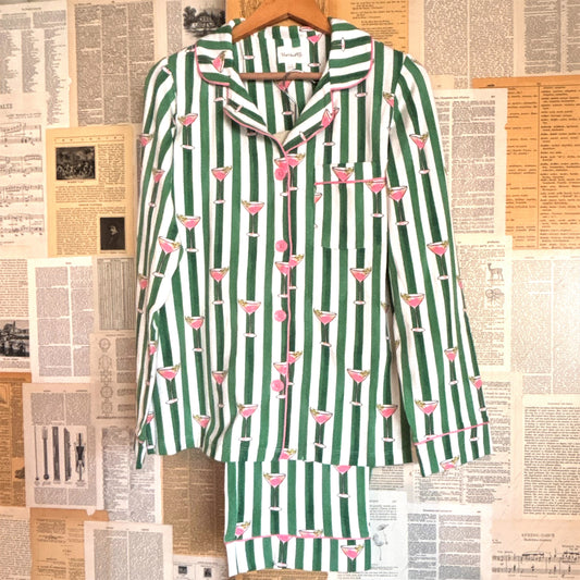 Martini O'clock Pajama Set, Large