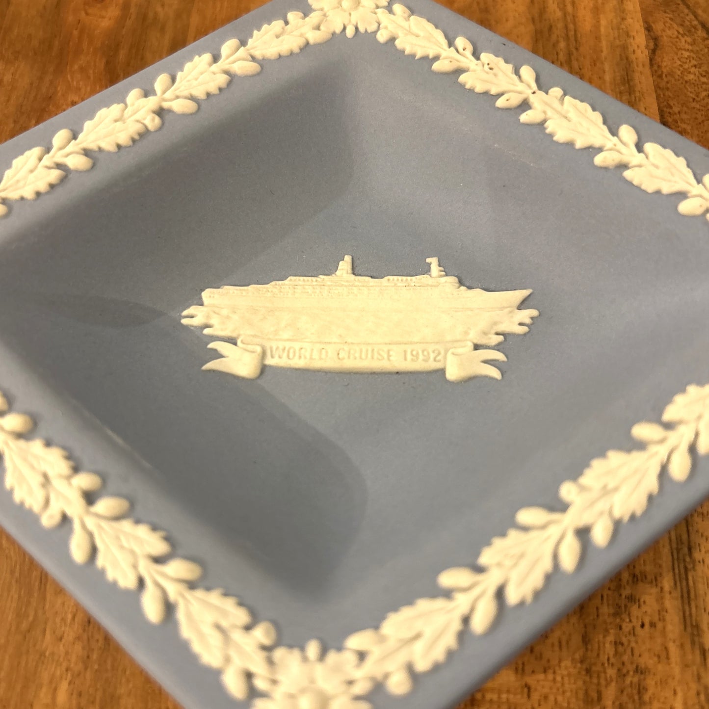 Vintage Wedgwood Diamond Tray No. 02, Blue