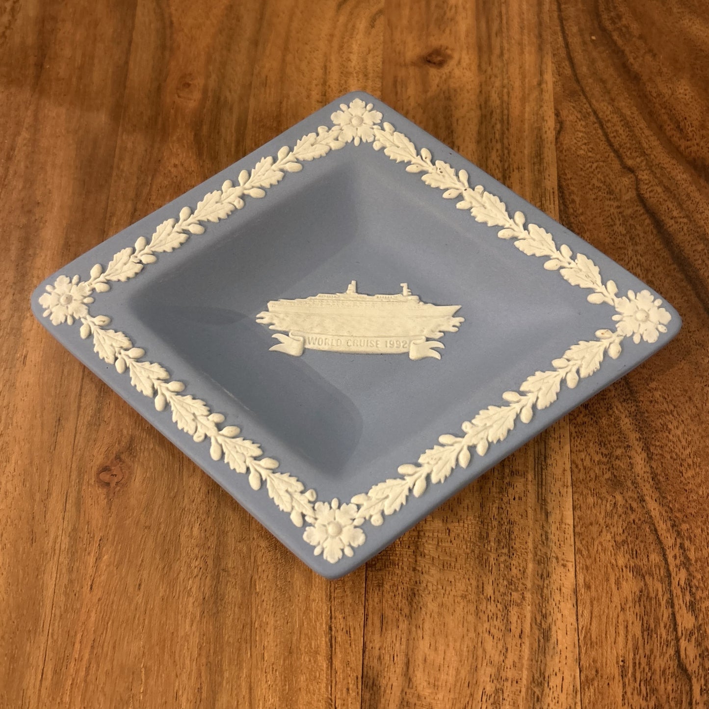 Vintage Wedgwood Diamond Tray No. 02, Blue