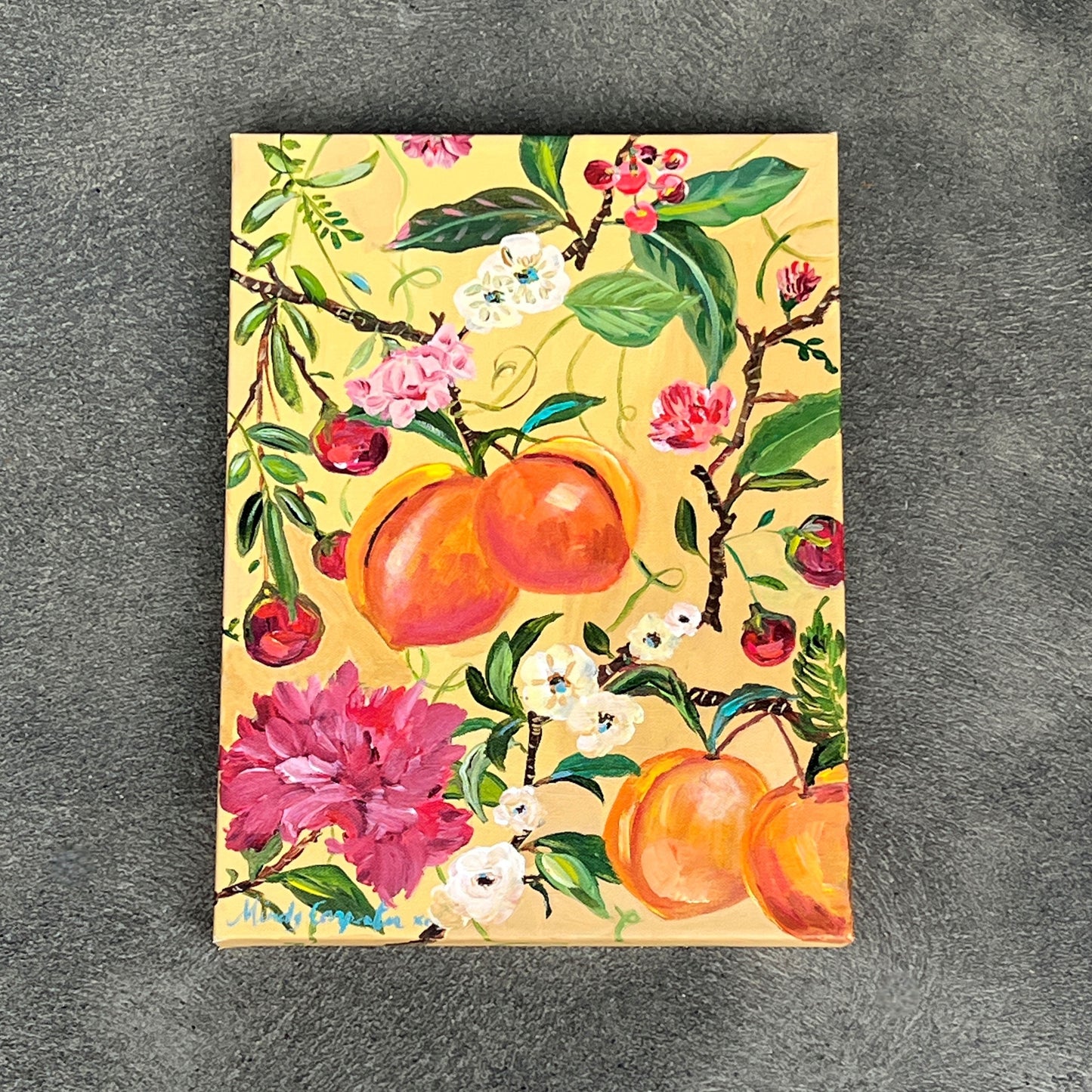 Peaches Chinoiserie by Mindy Carpenter