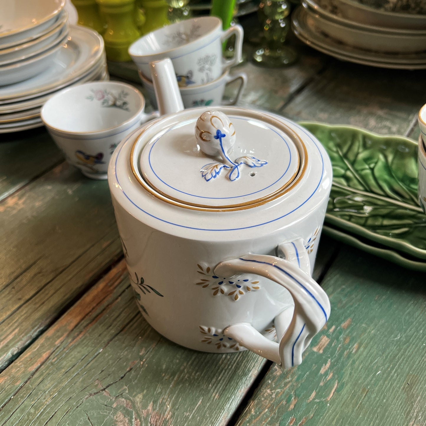 Vintage Spode Bird Teapot