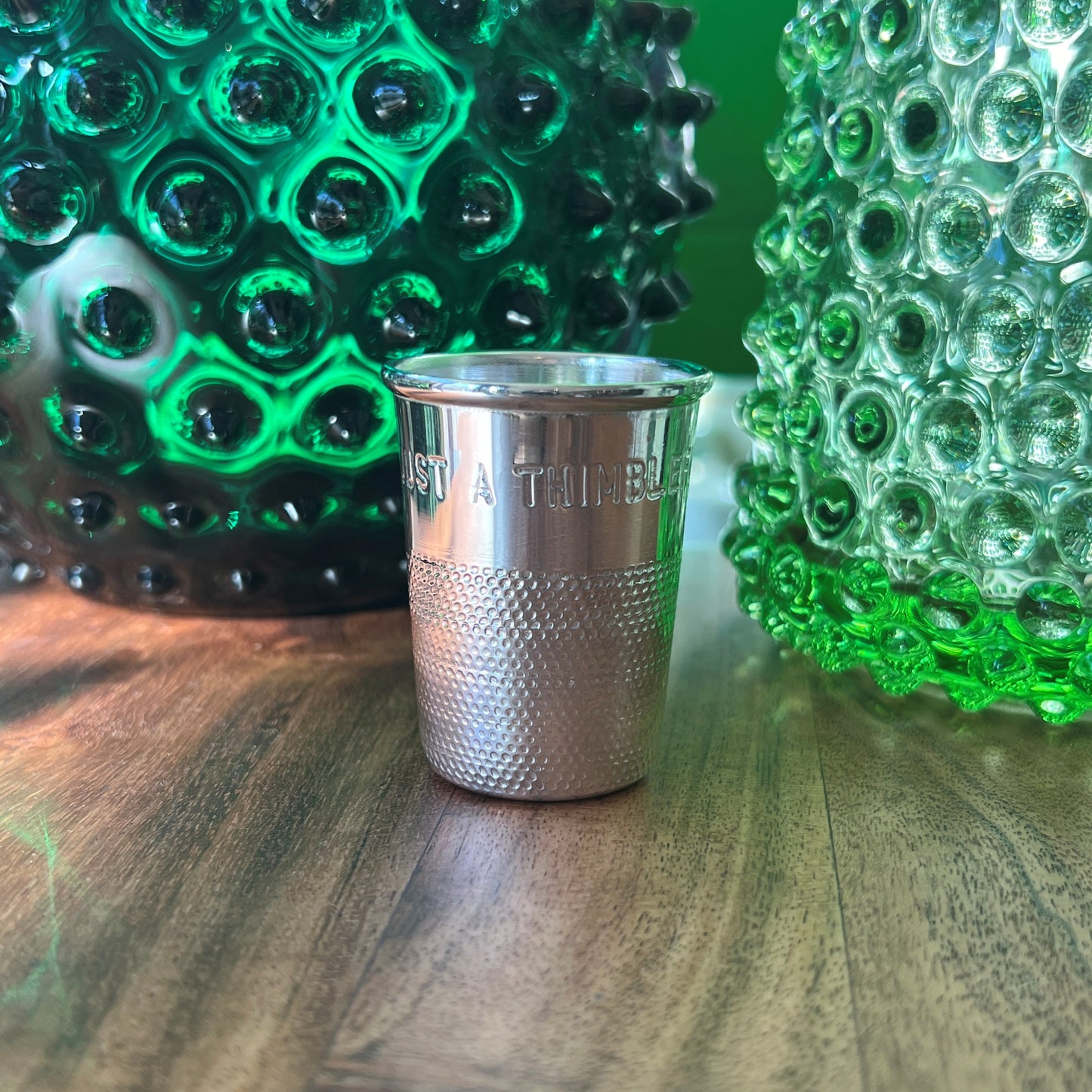 Vintage Hotel Silver Thimble Bar Jigger, 1.5"