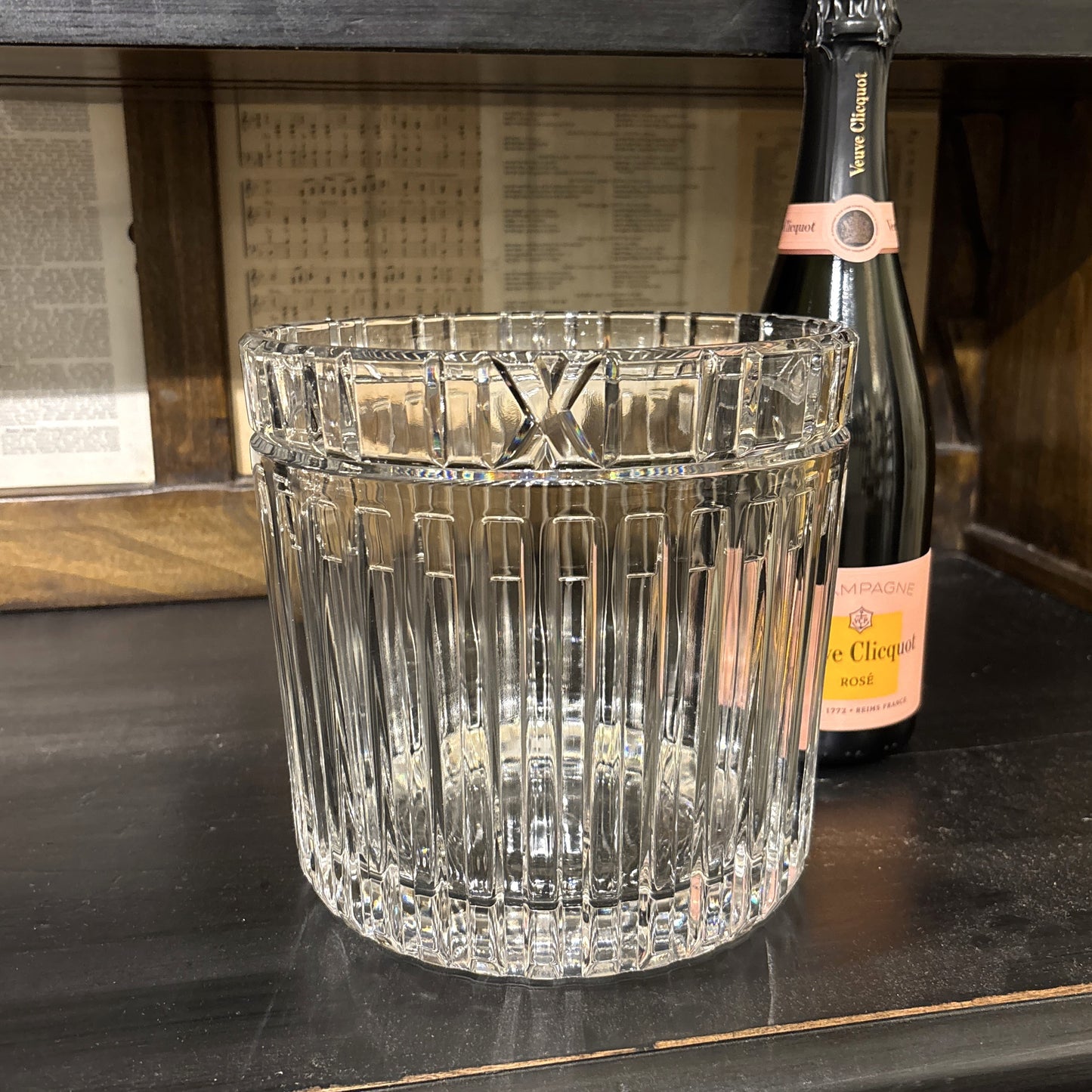 Tiffany Crystal Ice Champagne Bucket