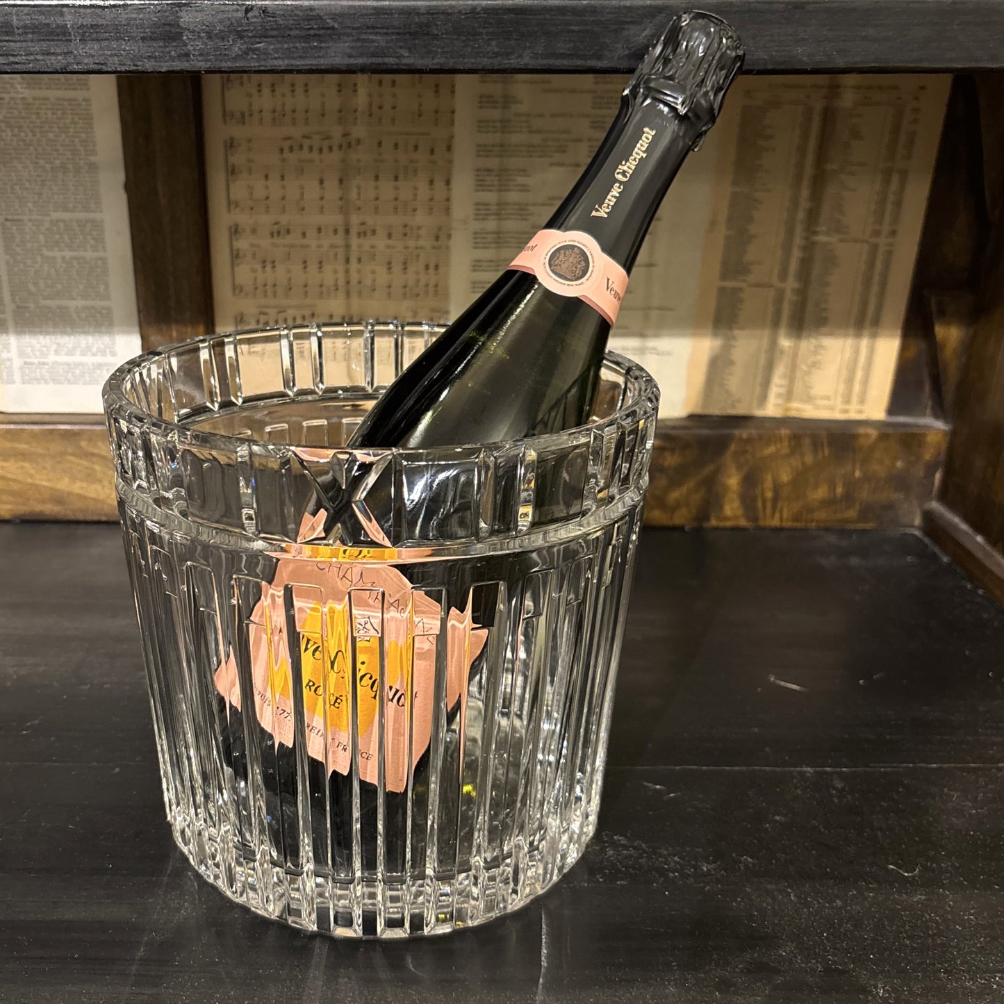 Tiffany Crystal Ice Champagne Bucket