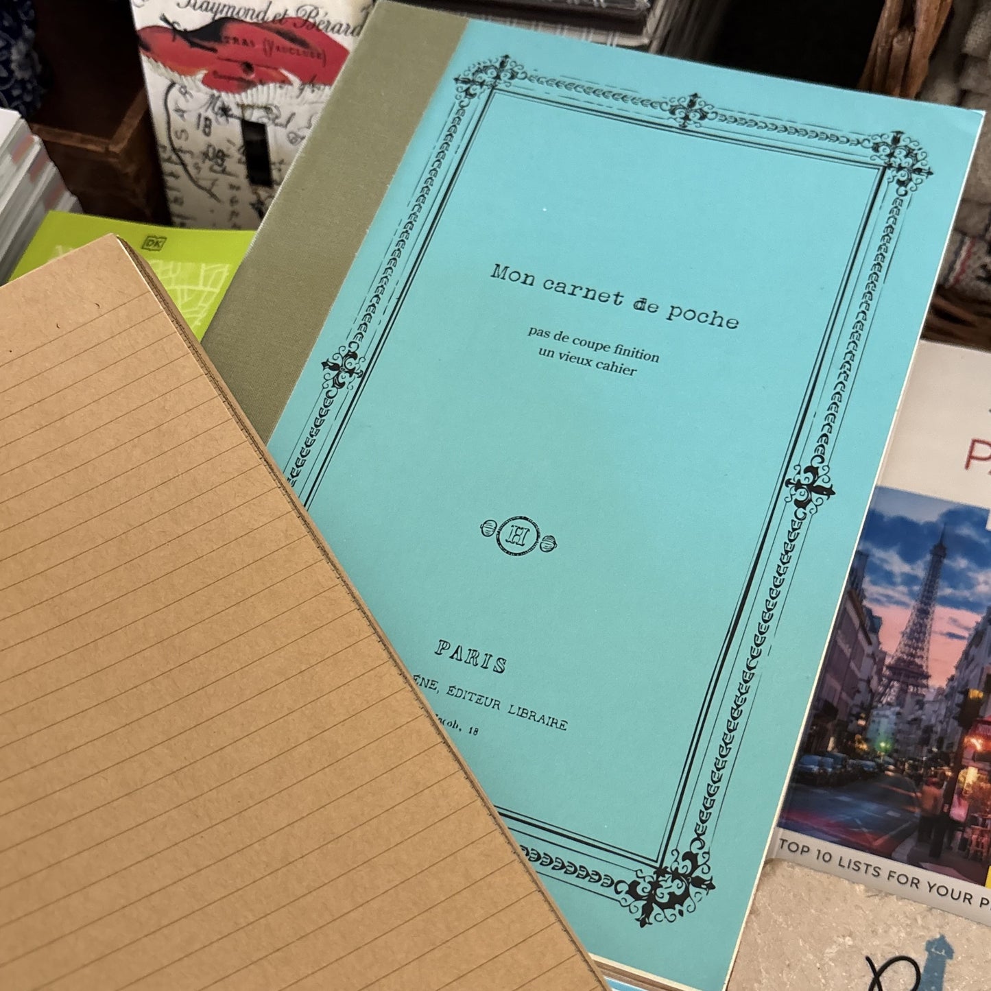 Blue Rough Notebook, 10x7