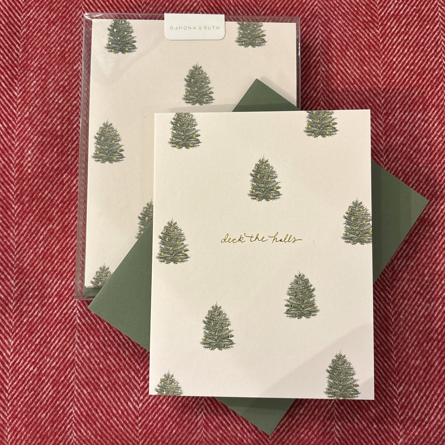 Deck the Halls Trees Boxed Cards
