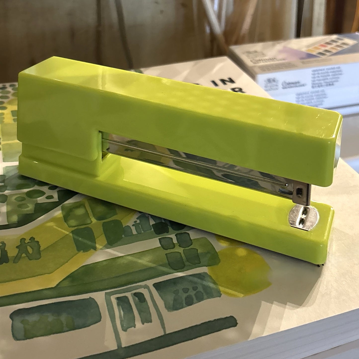 Lime Green Stapler