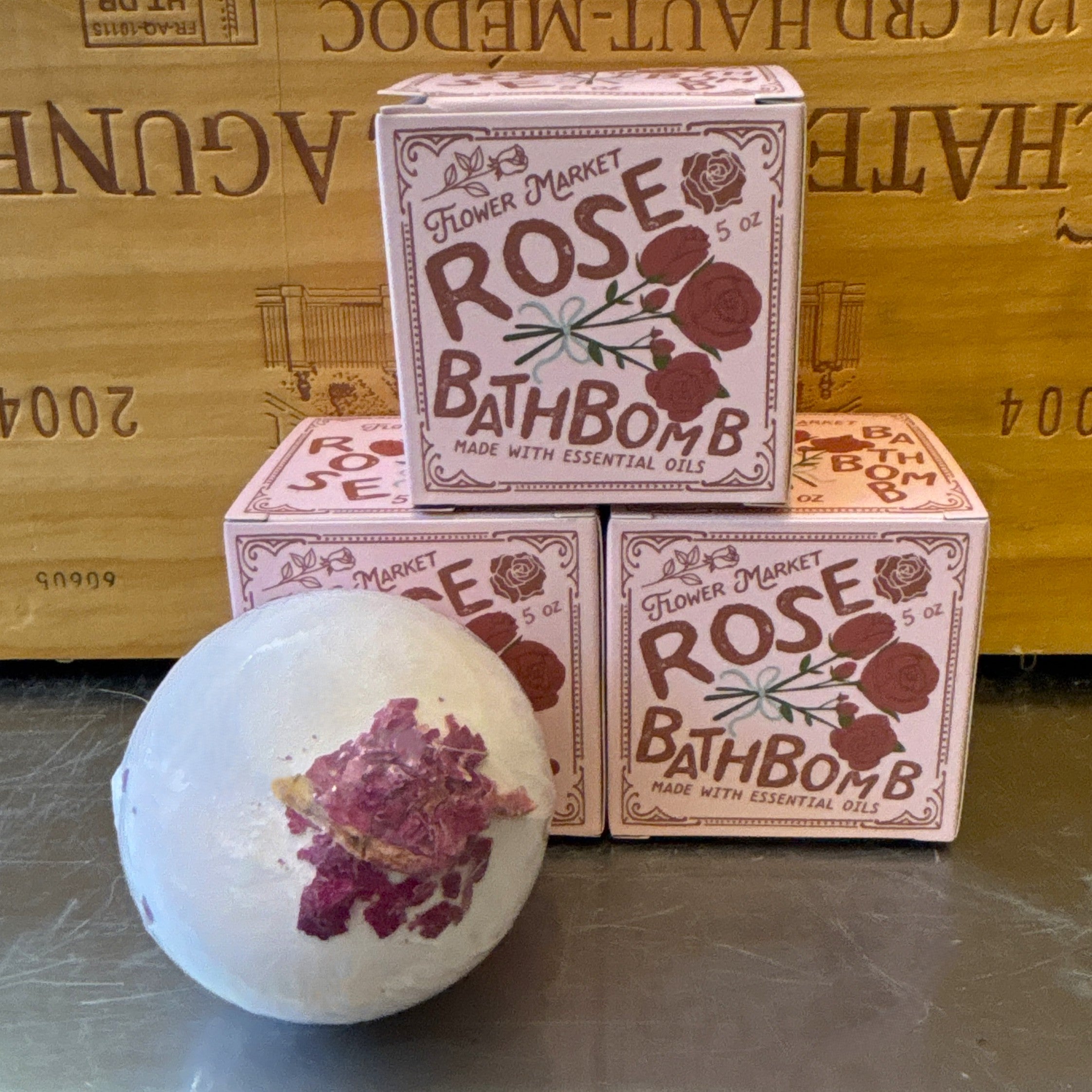 Rose Bath Bomb with Essential Oils – Watson Kennedy