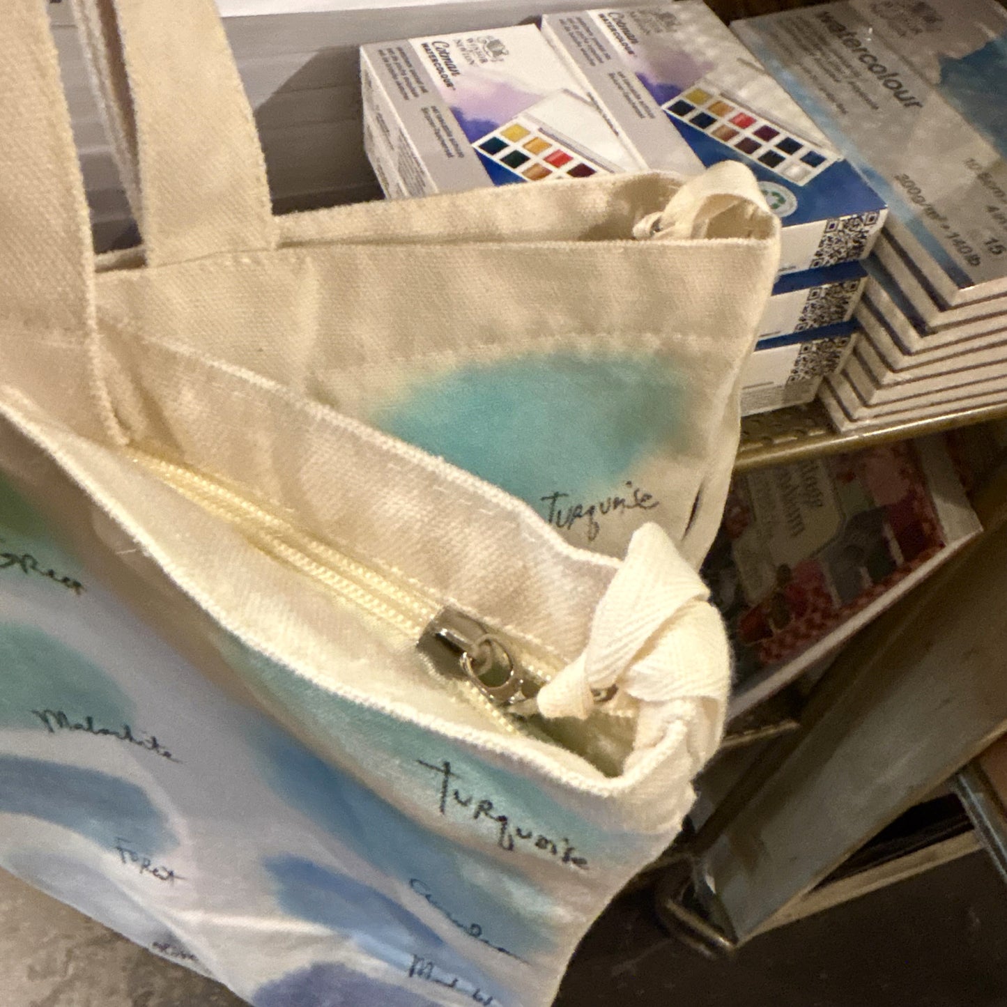 Color Study Zip Tote Bag