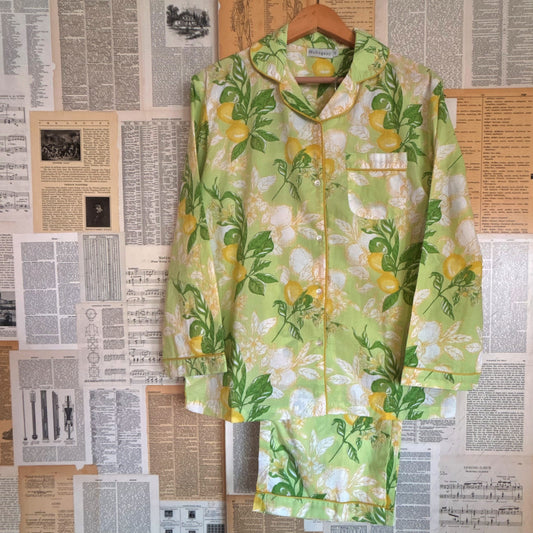 Sorrento Green Pajama Set, Large