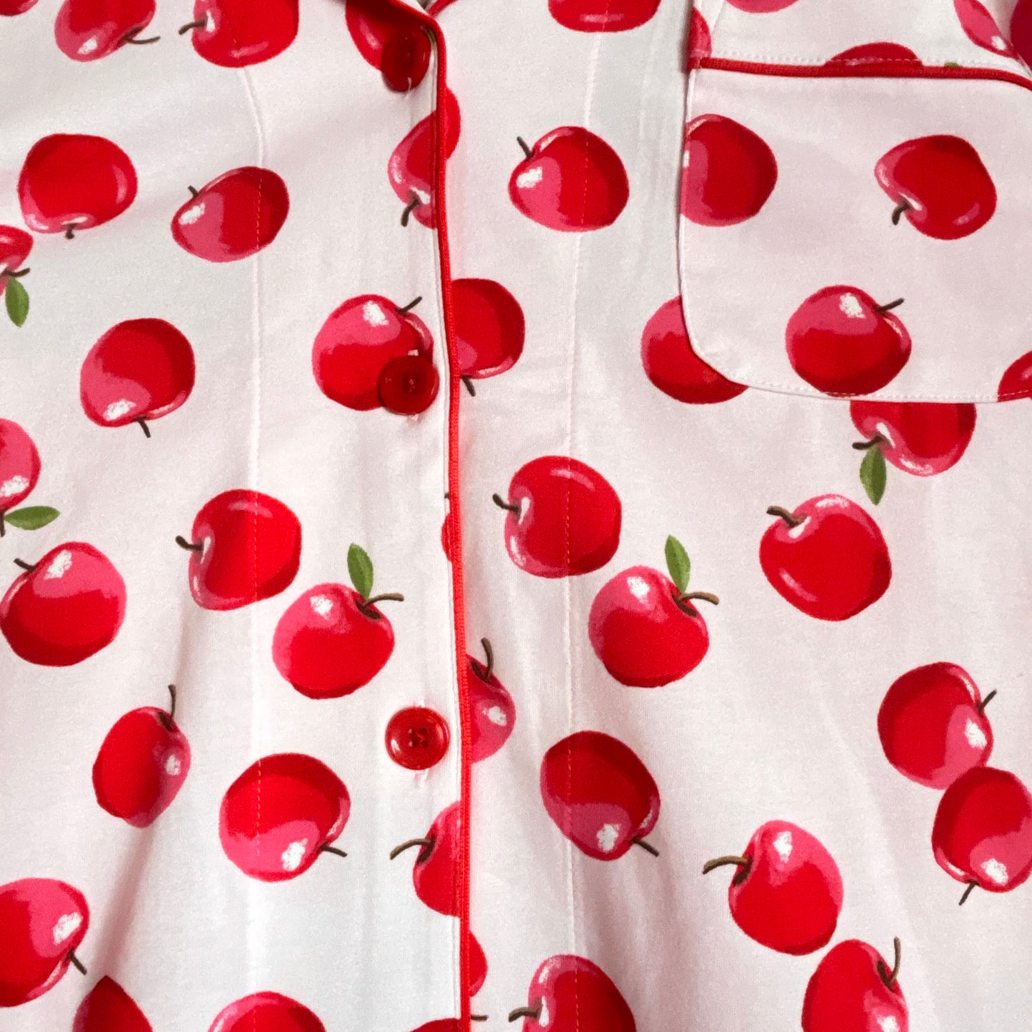 An Apple A Day Pajama Set, Large