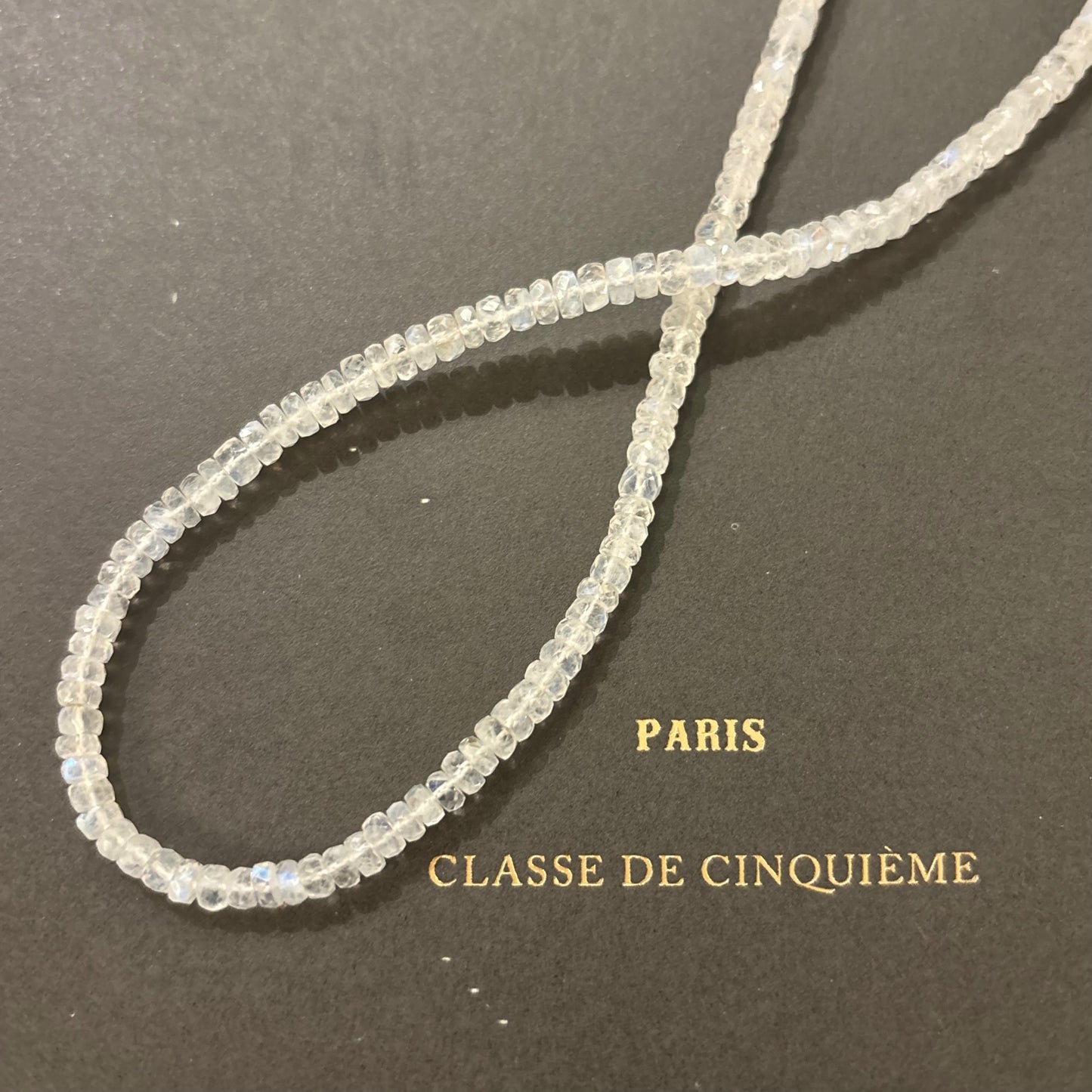 Moonstone Bead Necklace