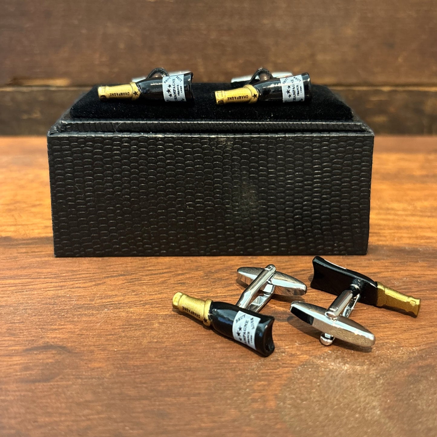 Champagne Bottle of Bubbles Cufflinks
