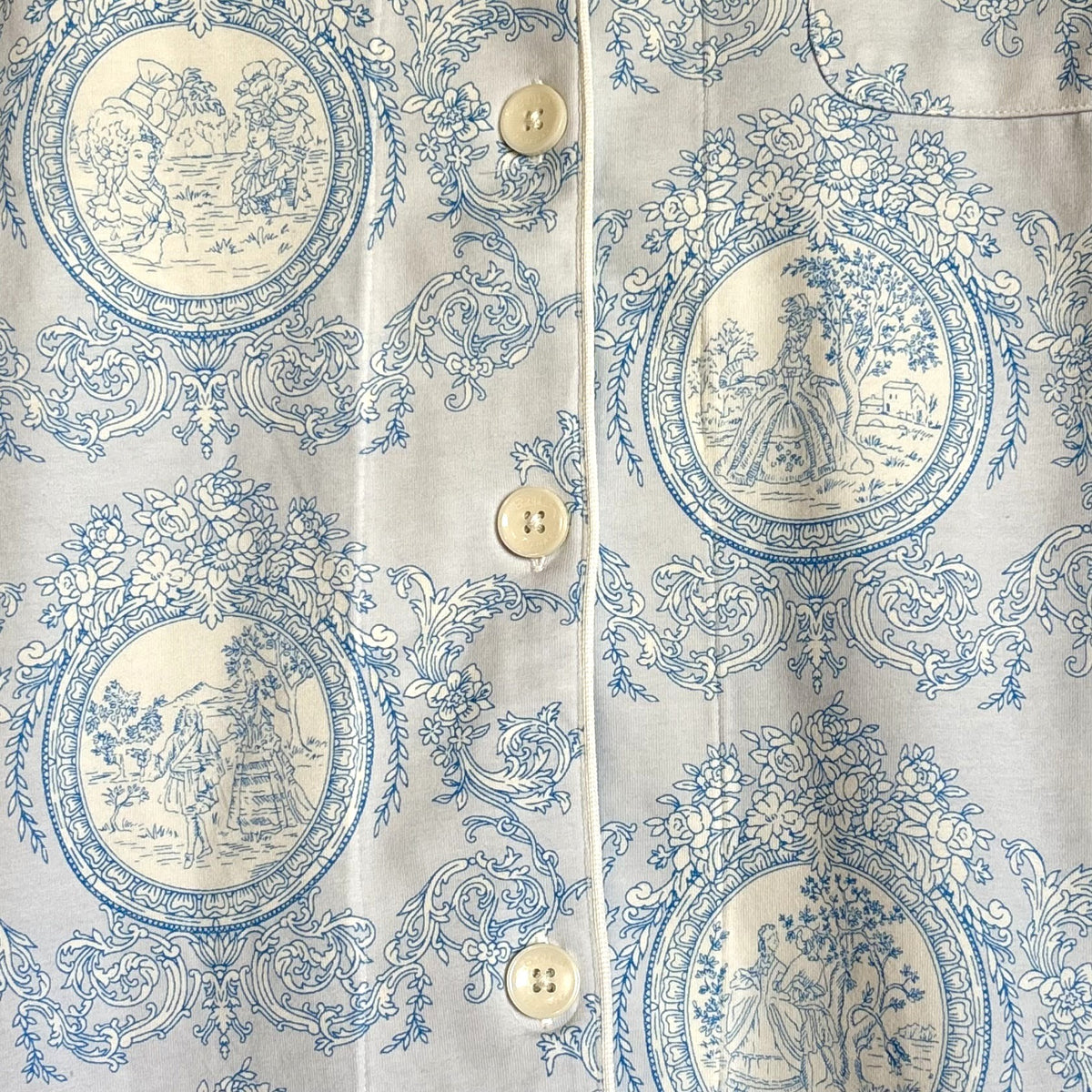 Minuet Toile Pajama Set, Small