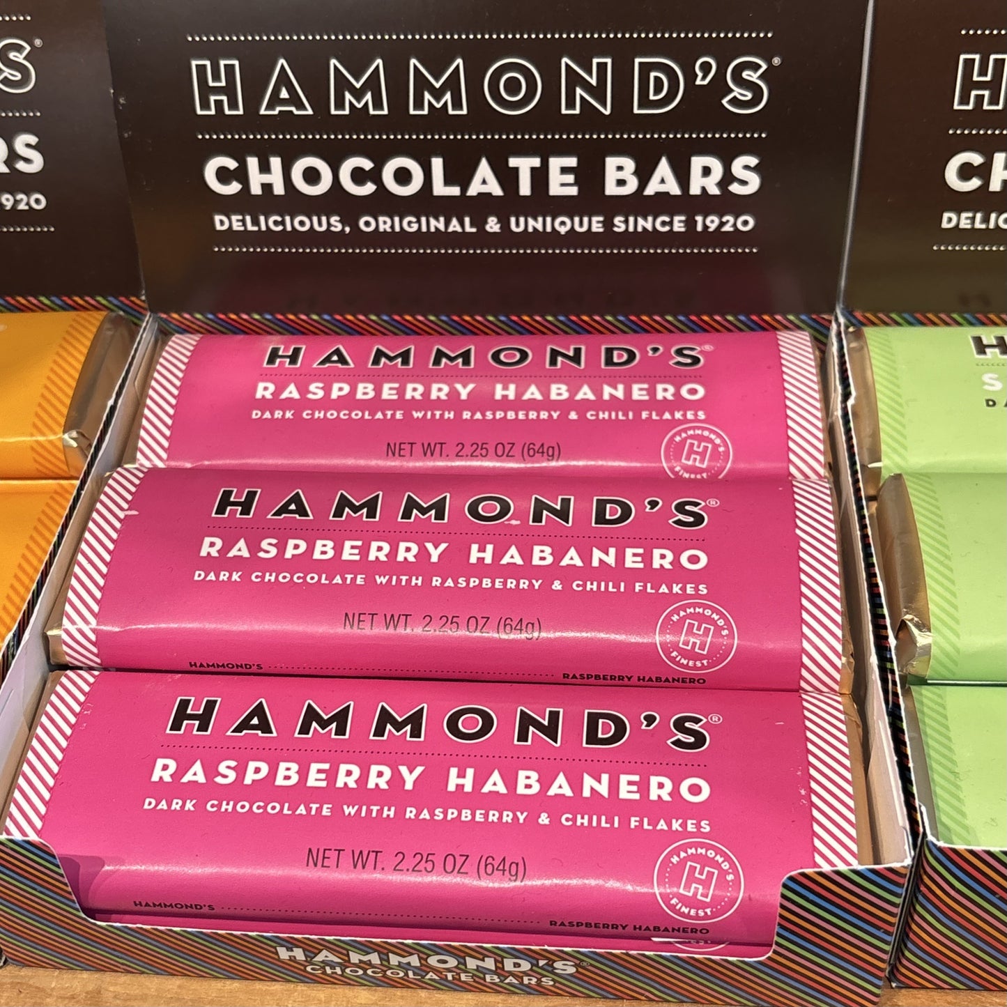 Raspberry Habanero Dark Chocolate Bar