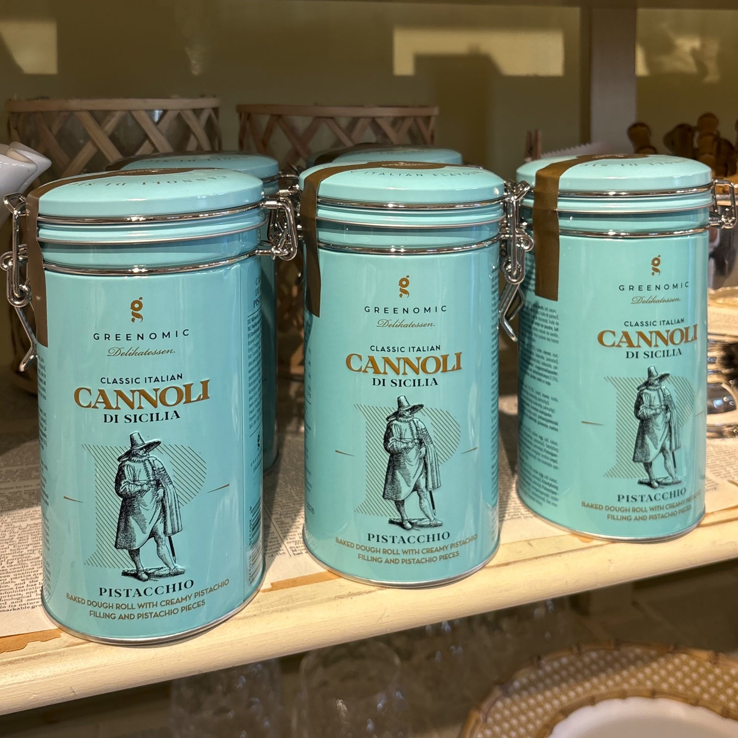 Italian Pistachio Cannoli