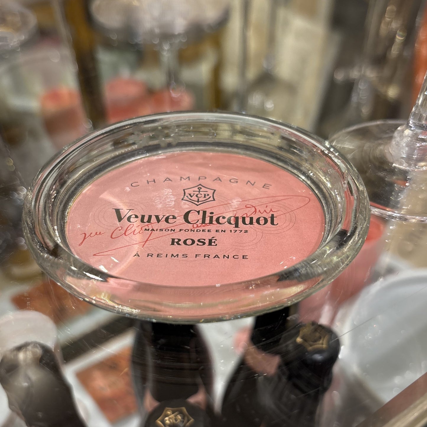 Veuve Rose Glass Coaster