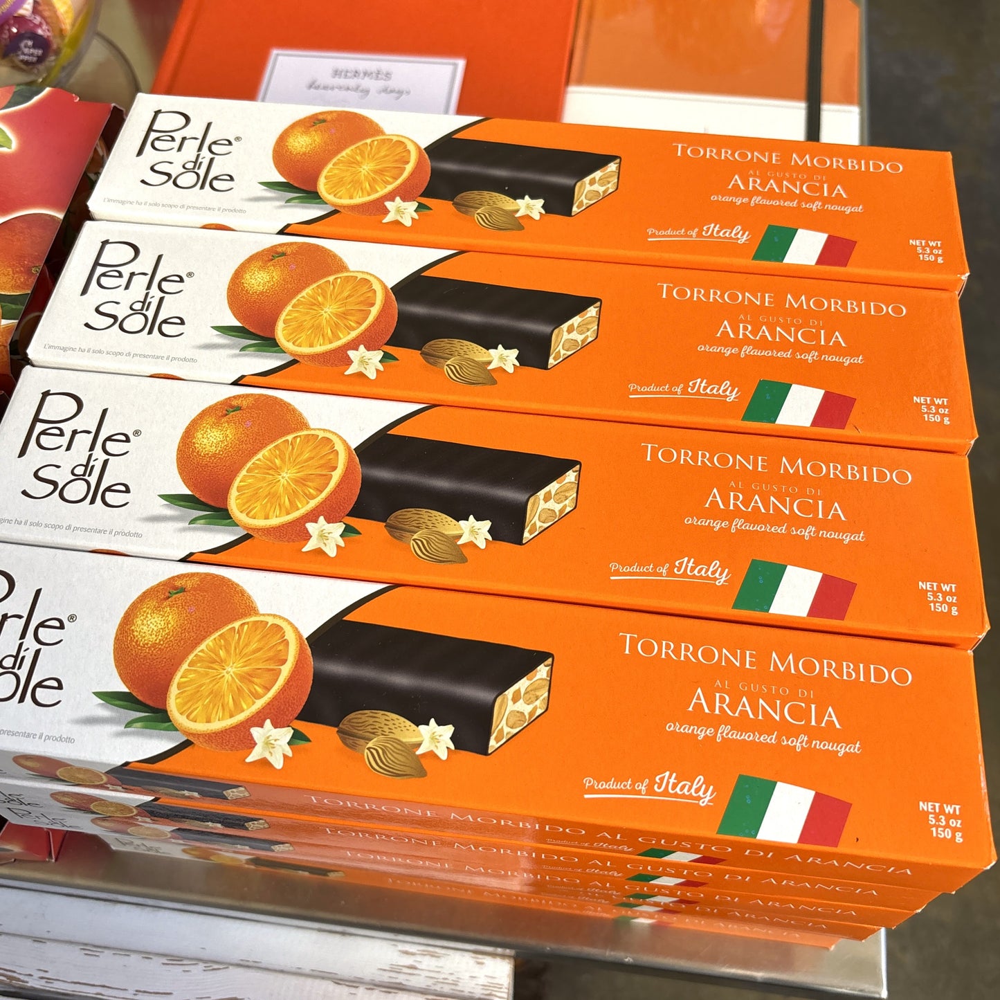 Italian Orange Chocolate Nougat Bar