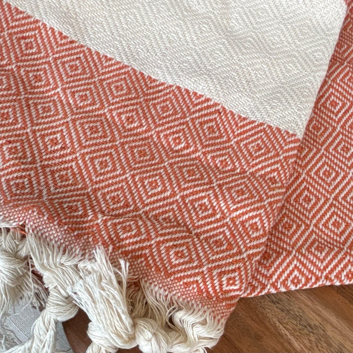 Turkish Hand Towel, Orange