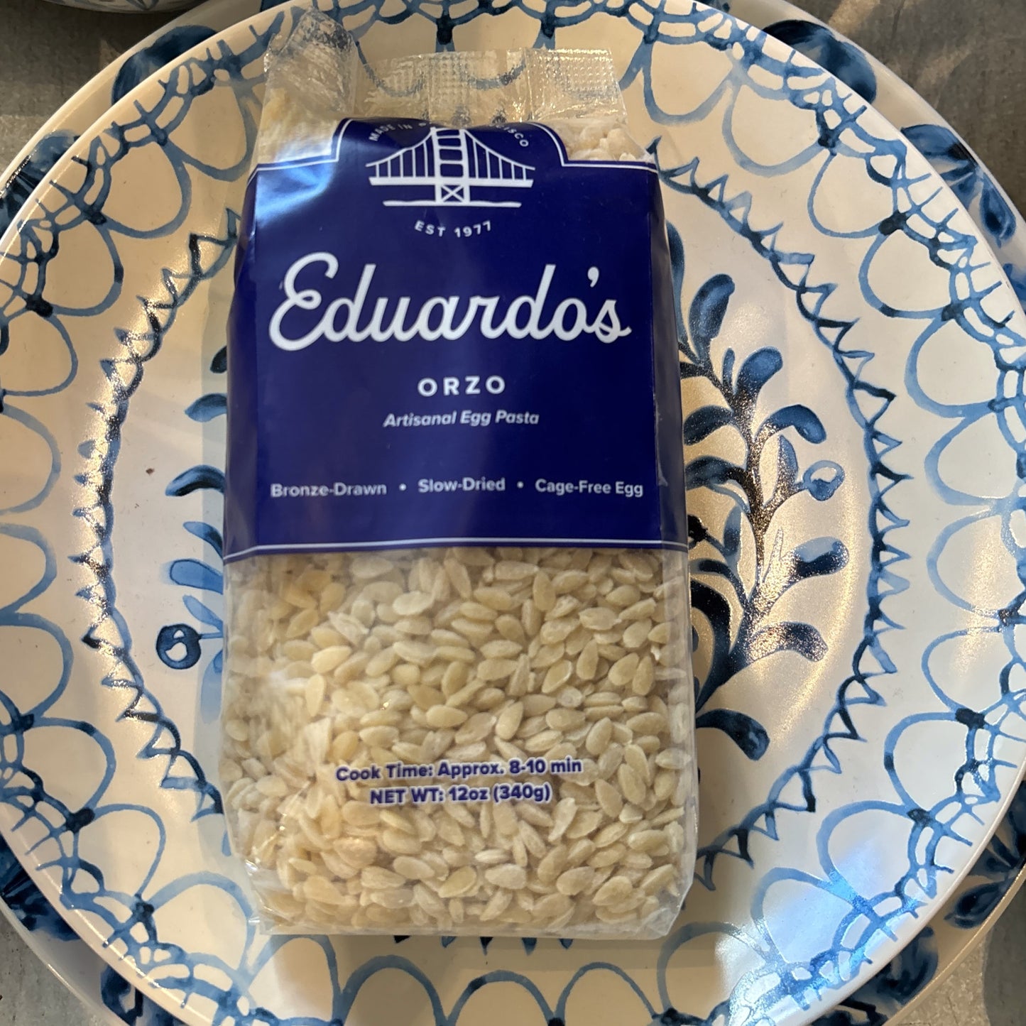 Orzo Bronze-Drawn Pasta