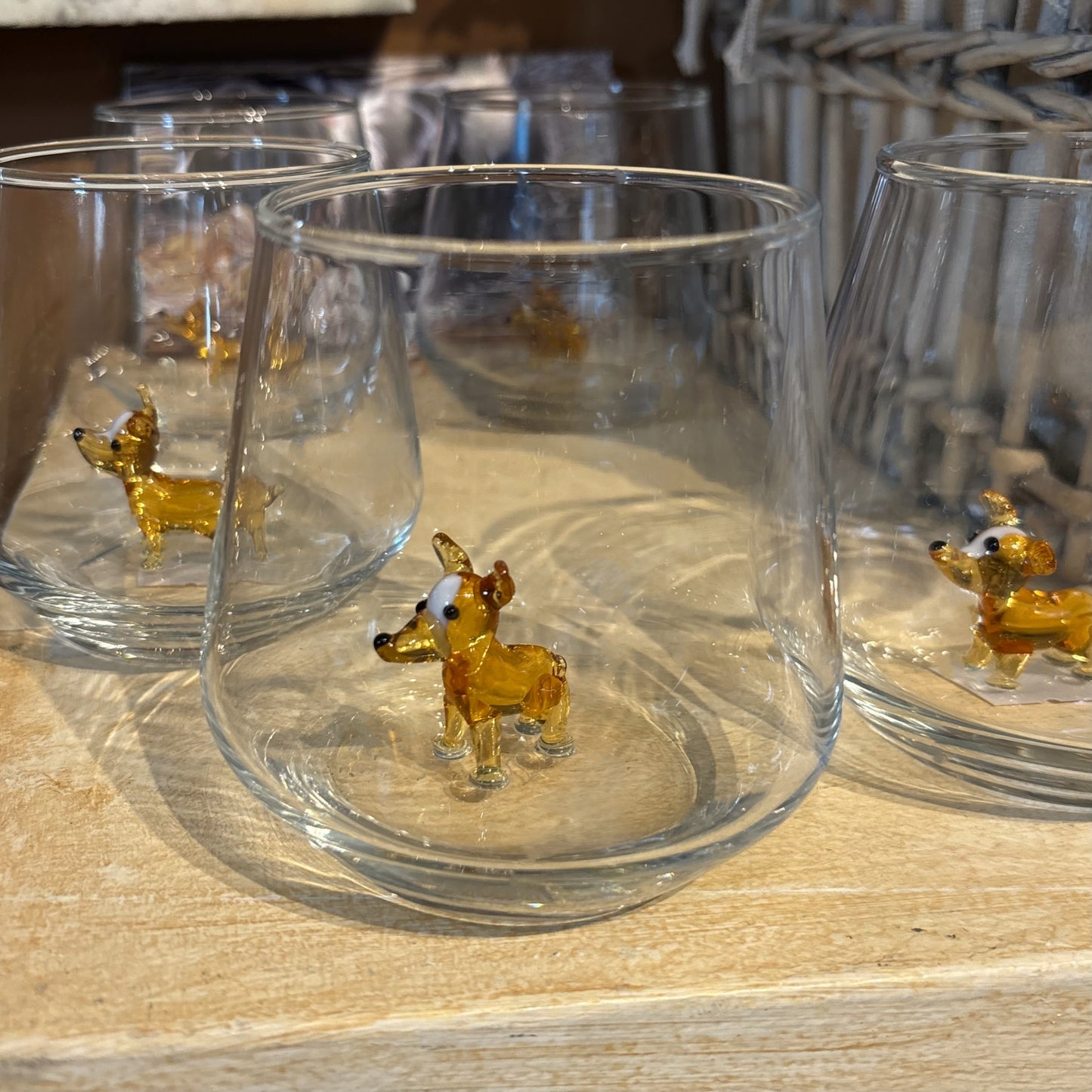 Corgi Icon Small Stemless Glass