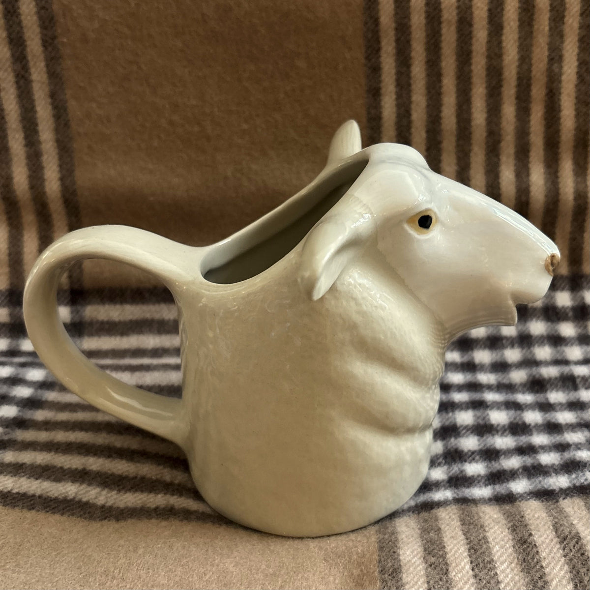 White Suffolk Sheep Medium Jug
