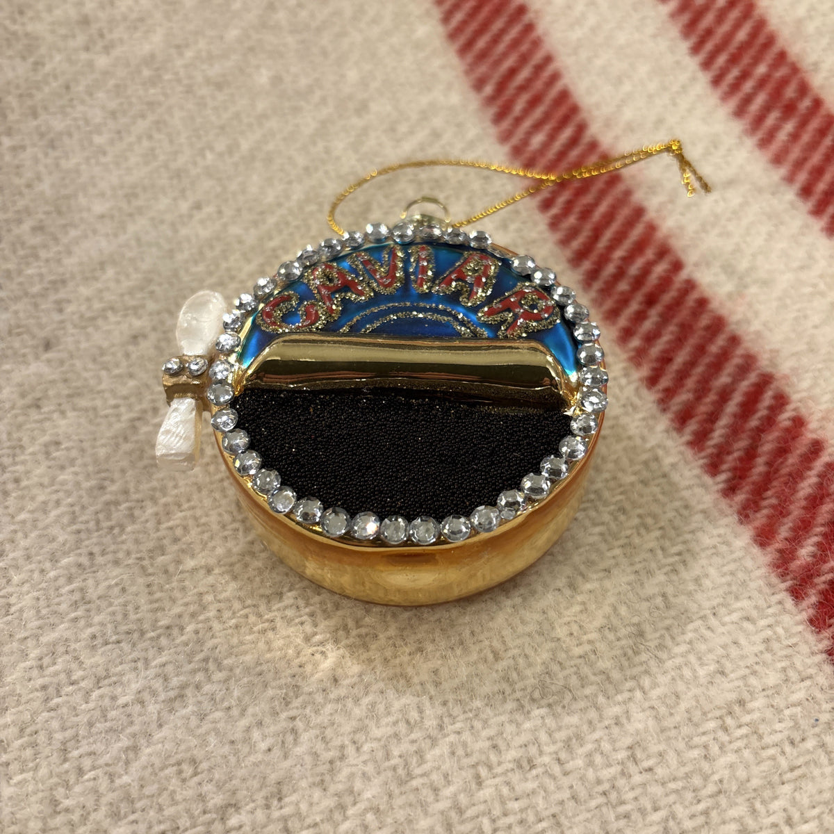 Caviar with Spoon Ornament