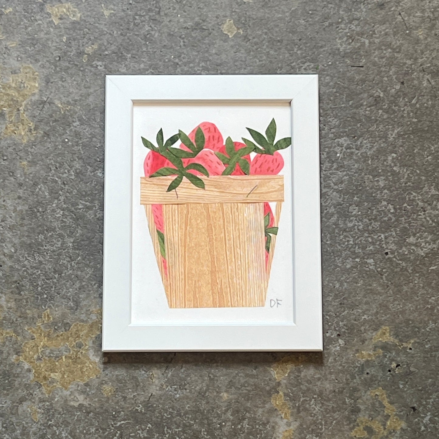 Strawberries in Basket by Denise Fiedler