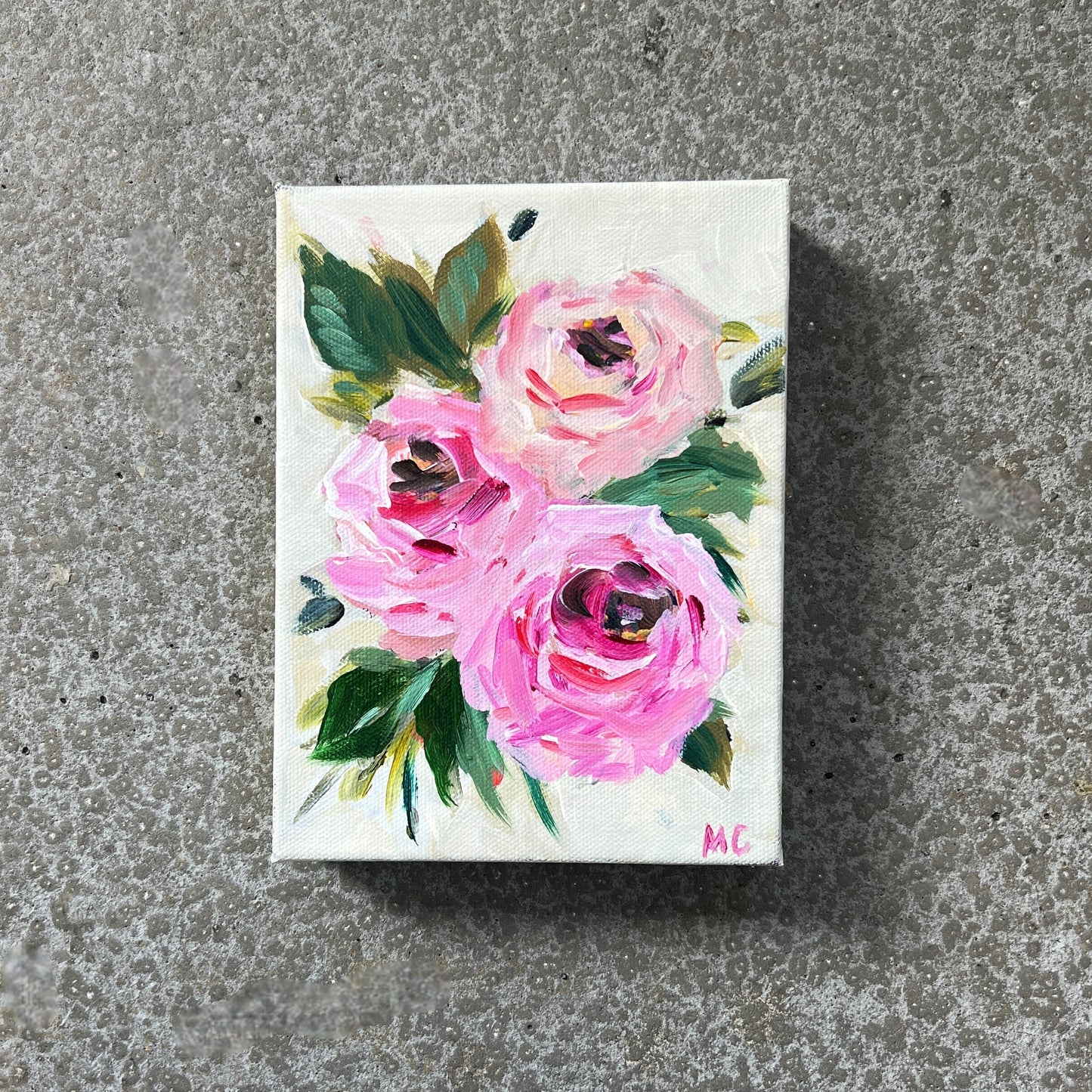 Pink Roses by Mindy Carpenter