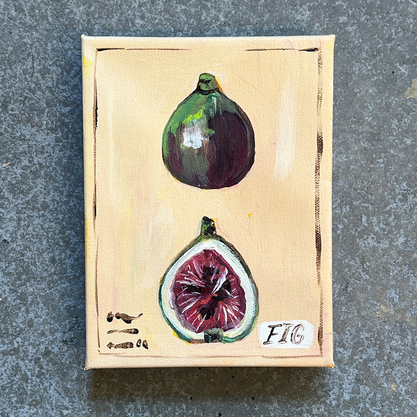 Fig Botanical Illustration by Mindy Carpenter