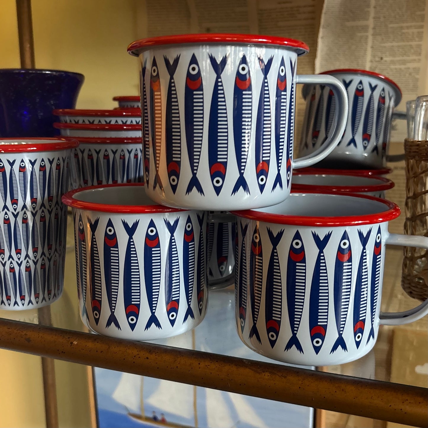 Anchovies Enamel Mug