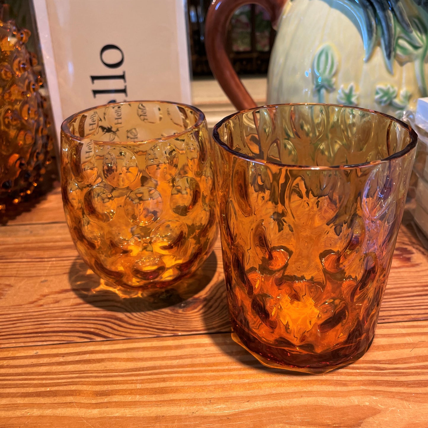 Amber Bubble Tumbler