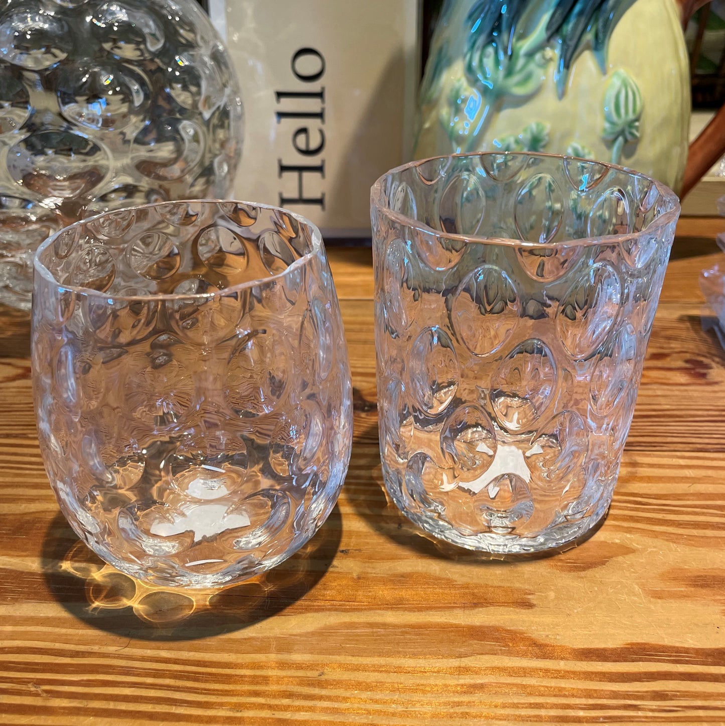 Clear Round Bubble Tumbler