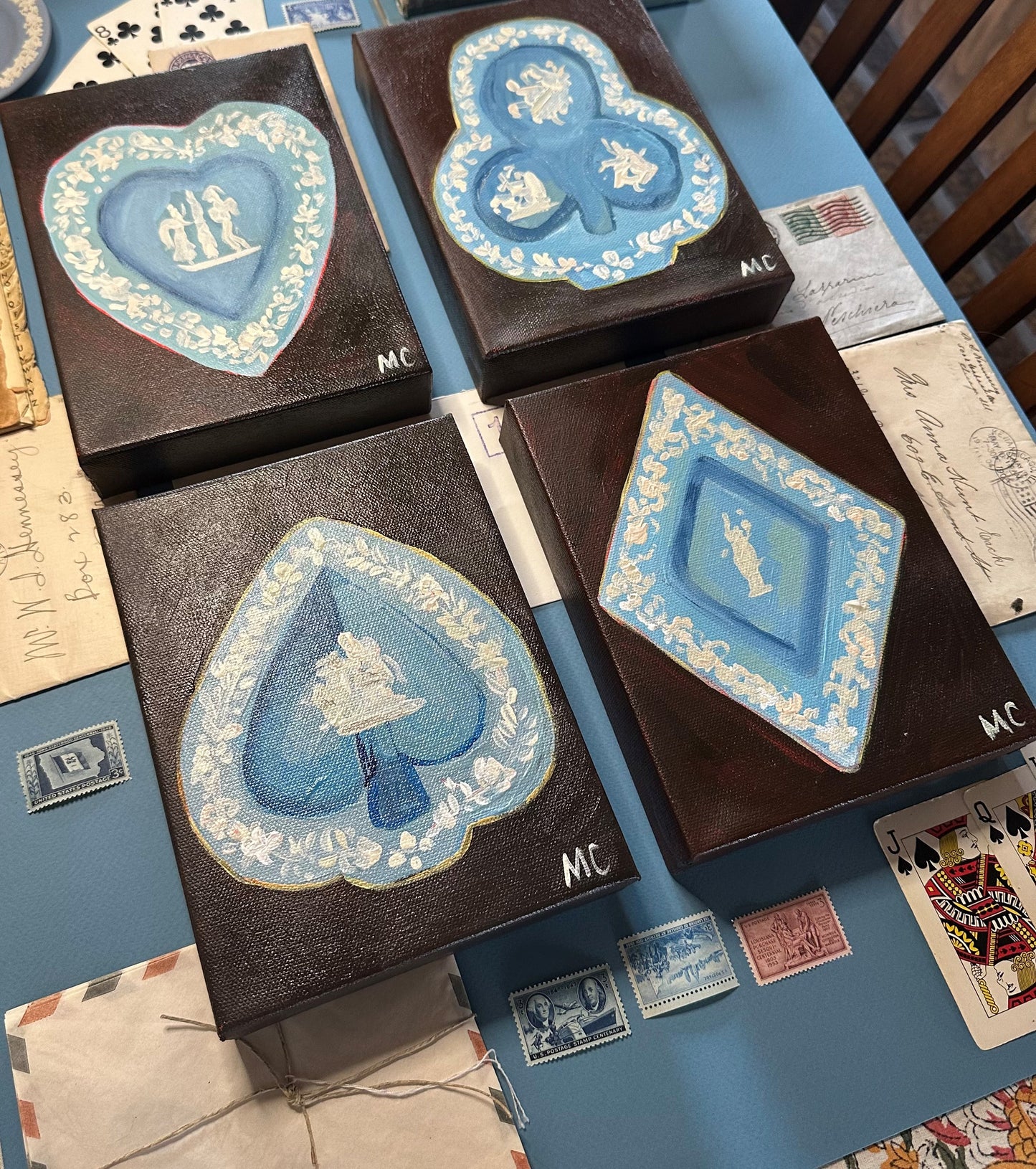 Wedgwood Blue Club by Mindy Carpenter