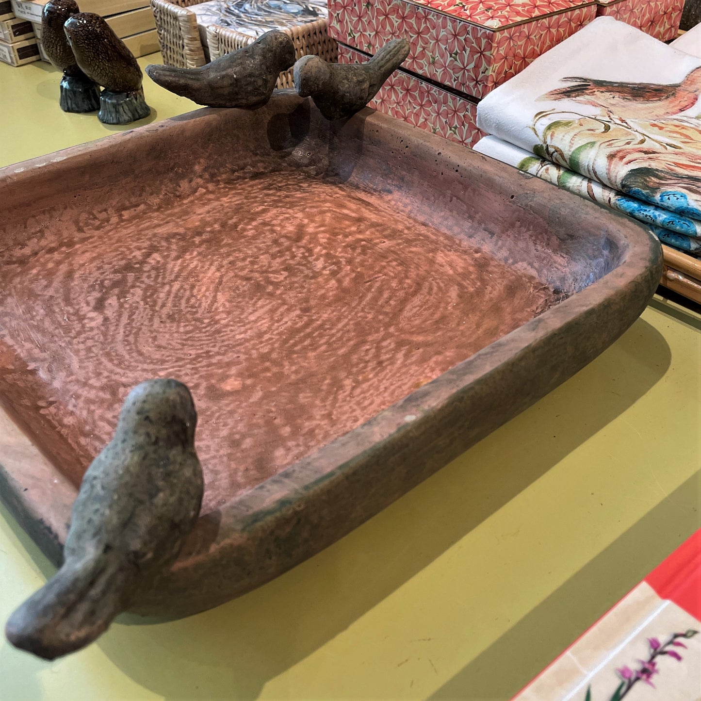 Stone Bird Tray