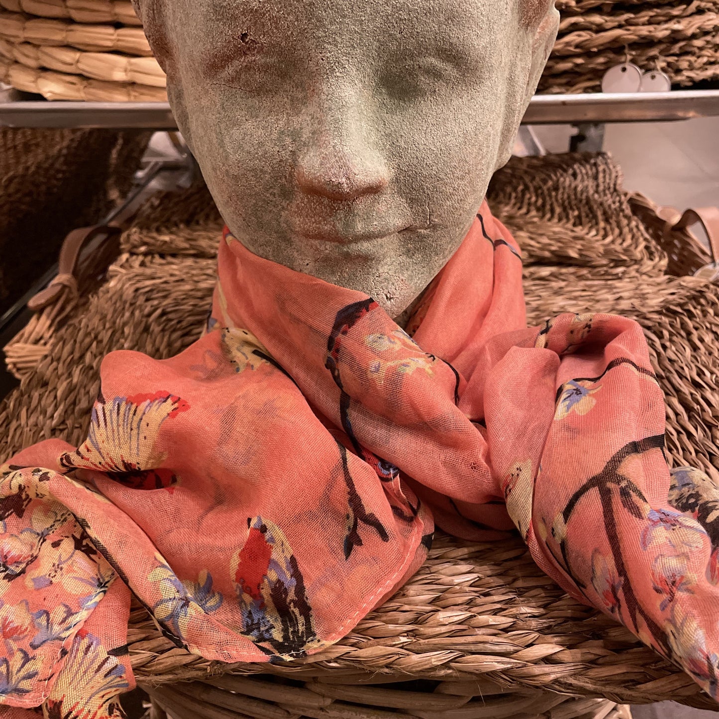 Starling Coral Scarf